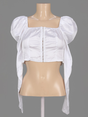 Блуза укороченная