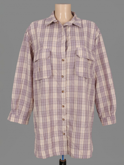 Рубашка удлиненная