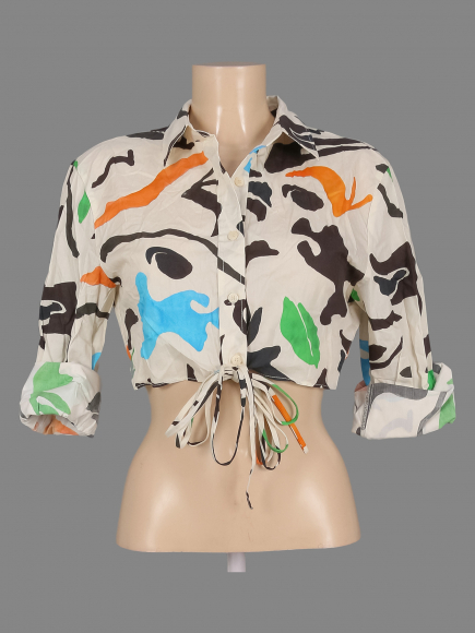 Рубашка укороченная