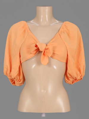 Блуза укороченная