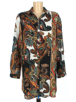 Рубашка удлиненная