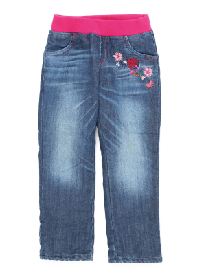 Джинсы утепленные