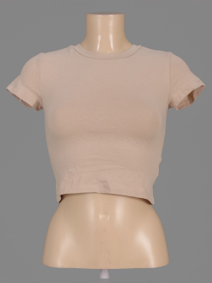 Футболка укороченная