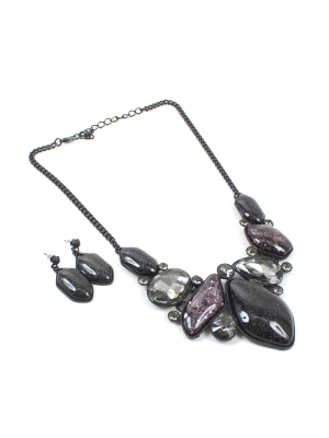 Комплект (серьги, колье)