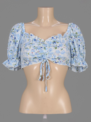 Блуза укороченная