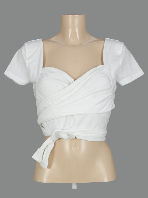 Блуза укороченная