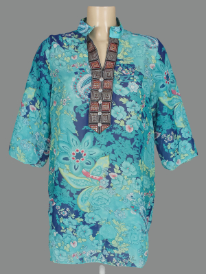 Блуза удлинённая