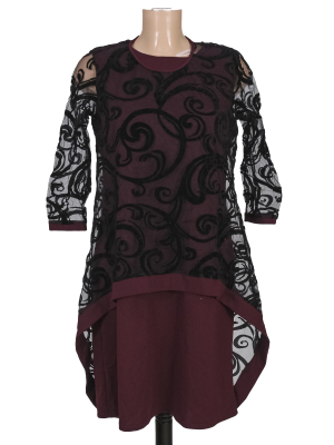 Комплект (платье, накидка)