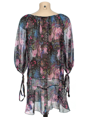 Блуза удлинённая