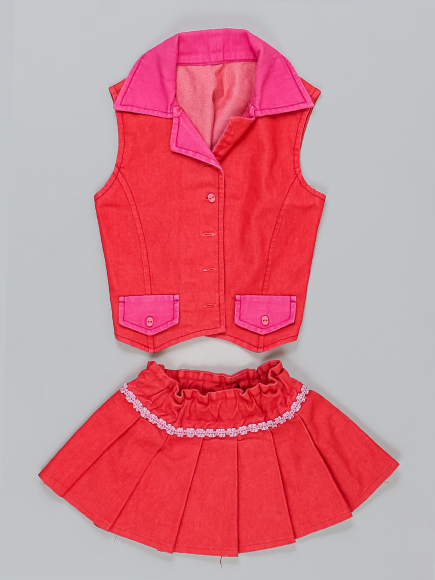 Комплект ( Жилет, юбка )