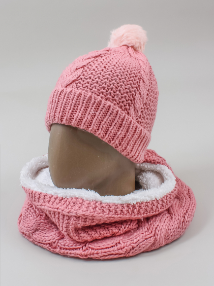 Комплект ( Шапка, шарф-хомут)