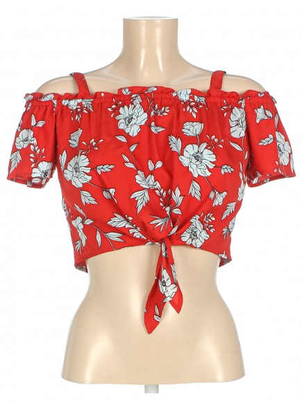 Блуза укороченная