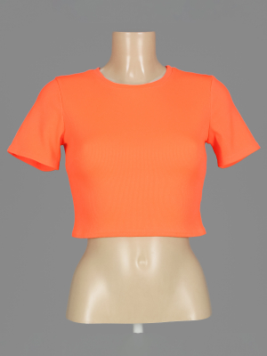 Футболка укороченная