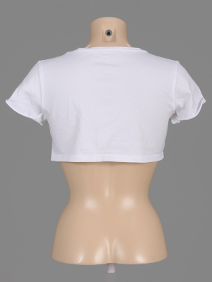 Футболка укороченная