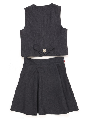 Комплект (юбка, жилет)