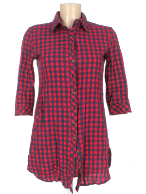 Рубашка удлиненная