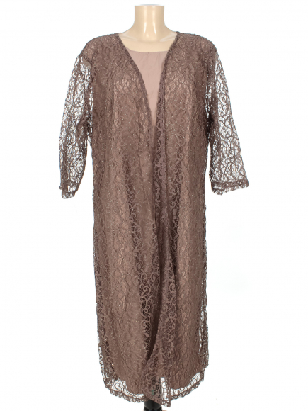 Комплект (платье, накидка)