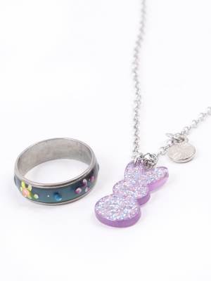 Комплект ( Подвеска, кольцо )