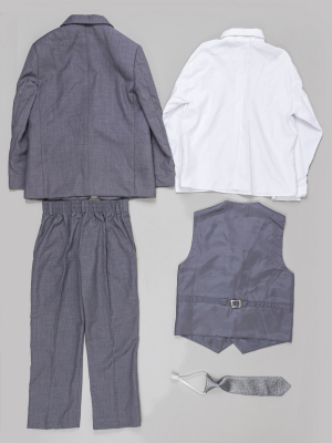 Комплект (пиджак, рубашка, брюки, жилет, галстук)