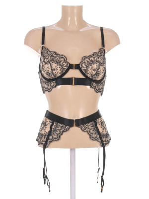 Комплект (бюстгальтер и пояс для чулок)