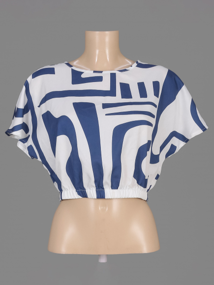 Блуза укороченная