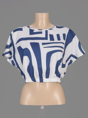 Блуза укороченная