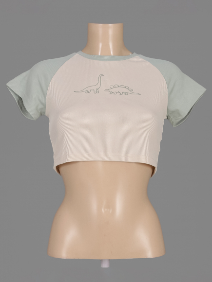 Футболка укороченная