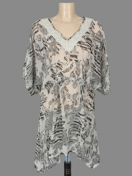 Блуза удлинённая