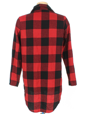 Рубашка удлиненная