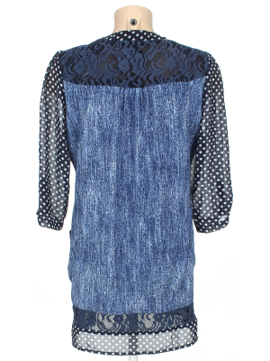 Блуза удлинённая