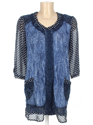 Блуза удлинённая