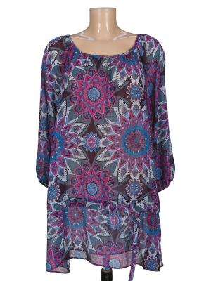 Блуза удлинённая