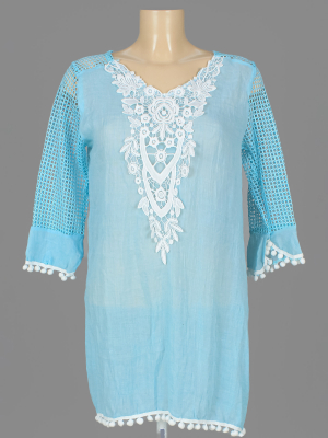 Блуза удлинённая