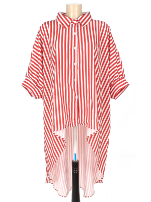 Рубашка удлиненная