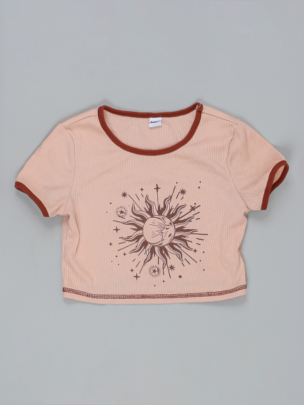 Футболка укороченная