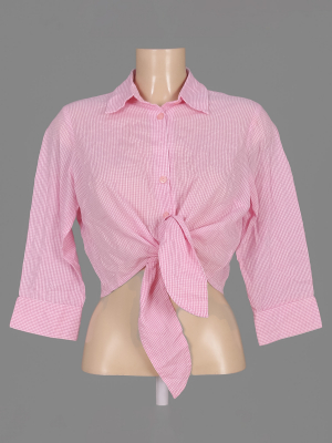 Рубашка укороченная